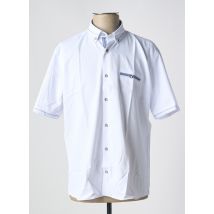 CAPTEN - Chemise manches courtes blanc en coton - Homme - Taille L - Modz