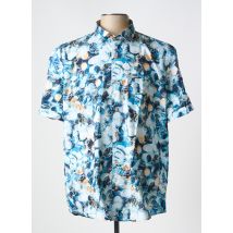 FOXX - Chemise manches courtes bleu en coton - Homme - Taille XXL - Modz