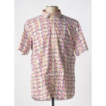 FOXX - Chemise manches courtes orange en coton - Homme - Taille XXL - Modz