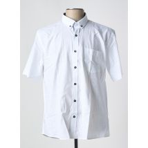 CAPTEN - Chemise manches courtes blanc en coton - Homme - Taille 3XL - Modz