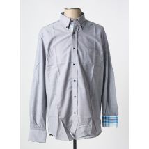 ARMORIAL - Chemise manches longues gris en coton - Homme - Taille M - Modz