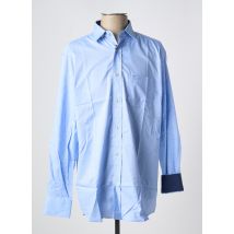 ARMORIAL - Chemise manches longues bleu en coton - Homme - Taille M - Modz