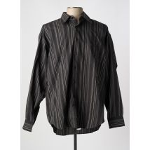 LOUIS VICTOR - Chemise manches longues noir en coton - Homme - Taille XXL - Modz