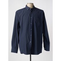 LOUIS VICTOR - Chemise manches longues bleu en coton - Homme - Taille XL - Modz