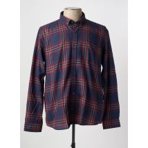 CAPTEN - Chemise manches longues bleu en coton - Homme - Taille 3XL - Modz