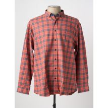 CAP 10 TEN - Chemise manches longues orange en coton - Homme - Taille 4XL - Modz