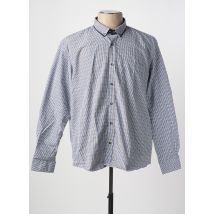 CAP 10 TEN - Chemise manches longues bleu en coton - Homme - Taille 3XL - Modz