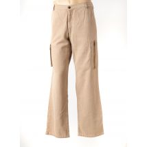 LUCCHINI - Pantalon cargo beige en coton - Homme - Taille 40 - Modz