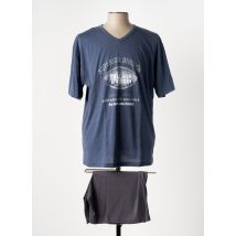 AS MAN - Pyjama bleu en coton - Homme - Taille 44 - Modz