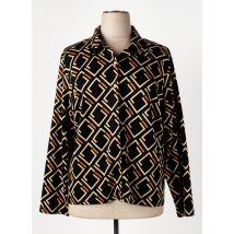 GEVANA - Chemisier noir en polyester - Femme - Taille 50 - Modz