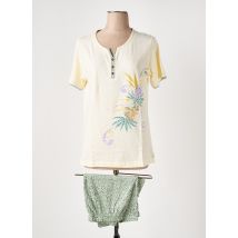 HAJO - Pyjama jaune en coton - Femme - Taille 38 - Modz