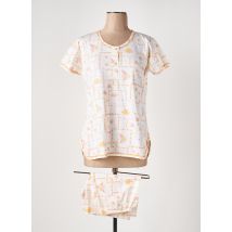PRIVILEGE - Pyjama beige en coton - Femme - Taille 44 - Modz