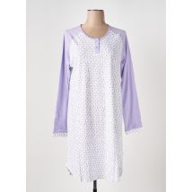 JET - Chemise de nuit violet en coton - Femme - Taille 36 - Modz