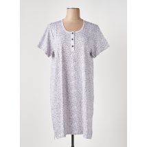 JET - Chemise de nuit blanc en coton - Femme - Taille 38 - Modz