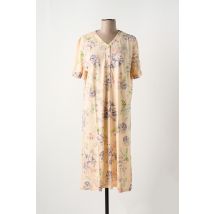 HAJO - Chemise de nuit beige en coton - Femme - Taille 54 - Modz
