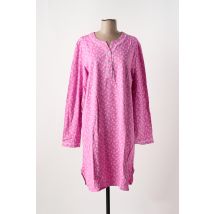 JET - Chemise de nuit rose en coton - Femme - Taille 42 - Modz