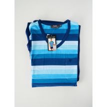 HAJO - Pyjashort bleu en coton - Homme - Taille 46 - Modz