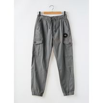 HELVETICA - Pantalon cargo gris en coton - Homme - Taille 38 - Modz