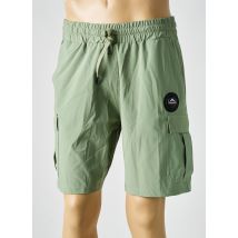 HELVETICA - Bermuda vert en polyester - Homme - Taille 42 - Modz