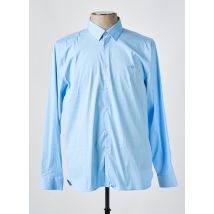 LACOSTE - Chemise manches longues bleu en coton - Homme - Taille XXL - Modz