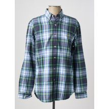 RALPH LAUREN - Chemise manches longues bleu en coton - Homme - Taille M - Modz