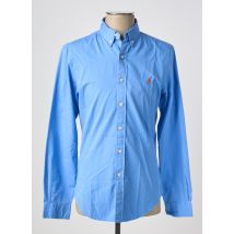 RALPH LAUREN - Chemise manches longues bleu fonce en coton - Homme - Taille S - Modz