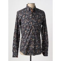 BENSON & CHERRY - Chemise manches longues gris en coton - Homme - Taille XXL - Modz