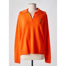 LACOSTE - Pull orange en cachemire - Femme - Taille 40 - Modz
