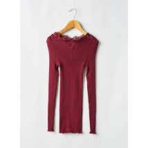 LISANZA - Pull rouge en laine - Femme - Taille 40 - Modz