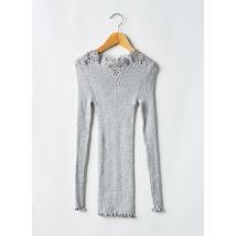 LISANZA - Pull gris en laine - Femme - Taille 38 - Modz