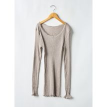 LISANZA - Pull beige en viscose - Femme - Taille 42 - Modz