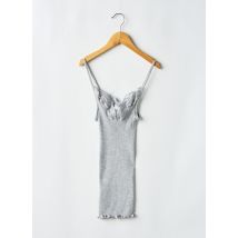 LISANZA - Débardeur gris en laine - Femme - Taille 38 - Modz