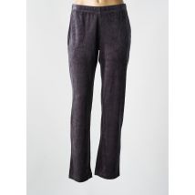 TAUBERT - Pantalon droit gris en coton - Femme - Taille 42 - Modz