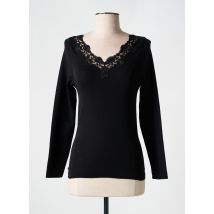 LISANZA - Pull noir en laine - Femme - Taille 38 - Modz