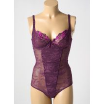 ANTINEA - Body lingerie violet en polyamide - Femme - Taille 90B - Modz