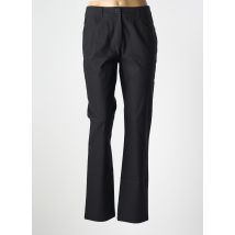 PAUSE CAFE - Pantalon slim noir en coton - Femme - Taille 50 - Modz