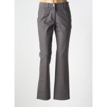 LEBEK - Jeans coupe droite gris en coton - Femme - Taille 38 - Modz