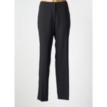 LEBEK - Pantalon droit noir en polyester - Femme - Taille 42 - Modz