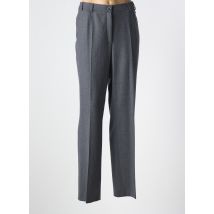 GARDEUR - Pantalon droit gris en laine vierge - Femme - Taille 46 - Modz
