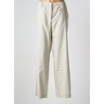 GARDEUR - Pantalon droit beige en coton - Femme - Taille 50 - Modz