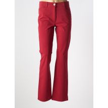 ATELIER GARDEUR - Pantalon droit rouge en coton - Femme - Taille 40 - Modz