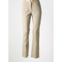 GERKE MY PANTS - Jeans coupe slim beige en coton - Femme - Taille 44 - Modz