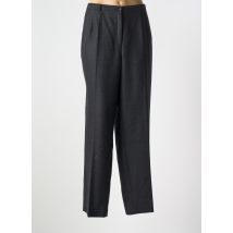 HUCKE WOMAN - Pantalon droit gris en laine vierge - Femme - Taille 50 - Modz
