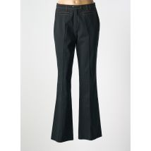 HUCKE WOMAN - Pantalon flare noir en coton - Femme - Taille 40 - Modz