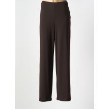 JOSEPH RIBKOFF - Pantalon droit marron en polyester - Femme - Taille 46 - Modz