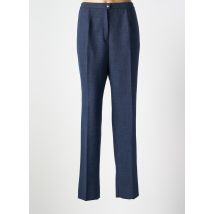 KARTING - Pantalon droit bleu en polyester - Femme - Taille 46 - Modz