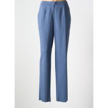 KARTING - Pantalon droit bleu en polyester - Femme - Taille 50 - Modz
