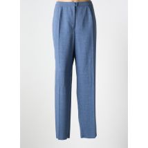 KARTING - Pantalon droit bleu en polyester - Femme - Taille 40 - Modz