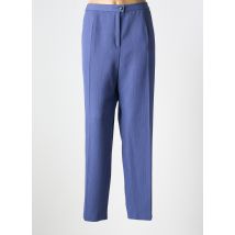 KARTING - Pantalon droit bleu en polyester - Femme - Taille 52 - Modz