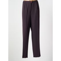 KARTING - Pantalon droit violet en polyester - Femme - Taille 52 - Modz